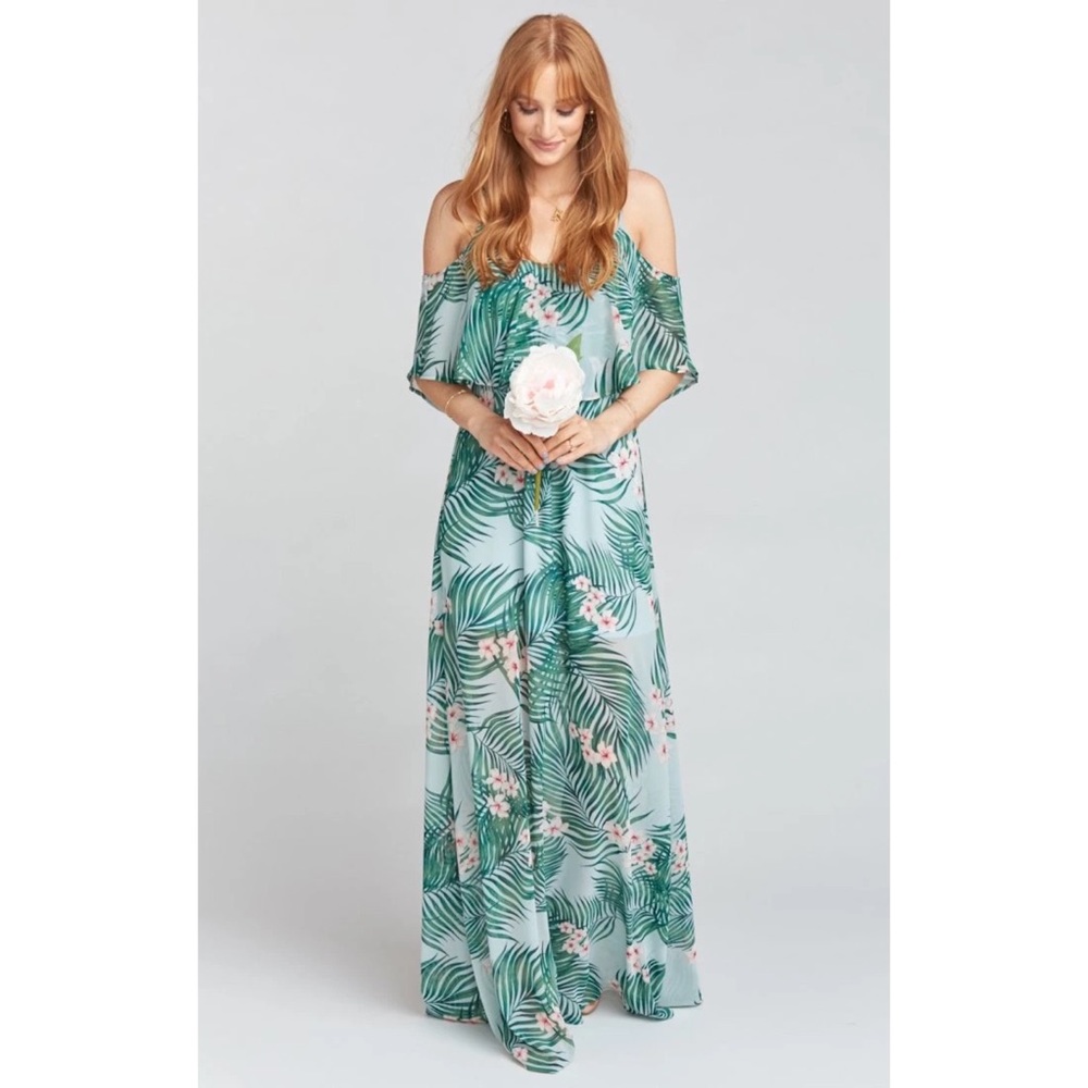 Show Me Your MuMu Caitlin Ruffle Maxi Dress